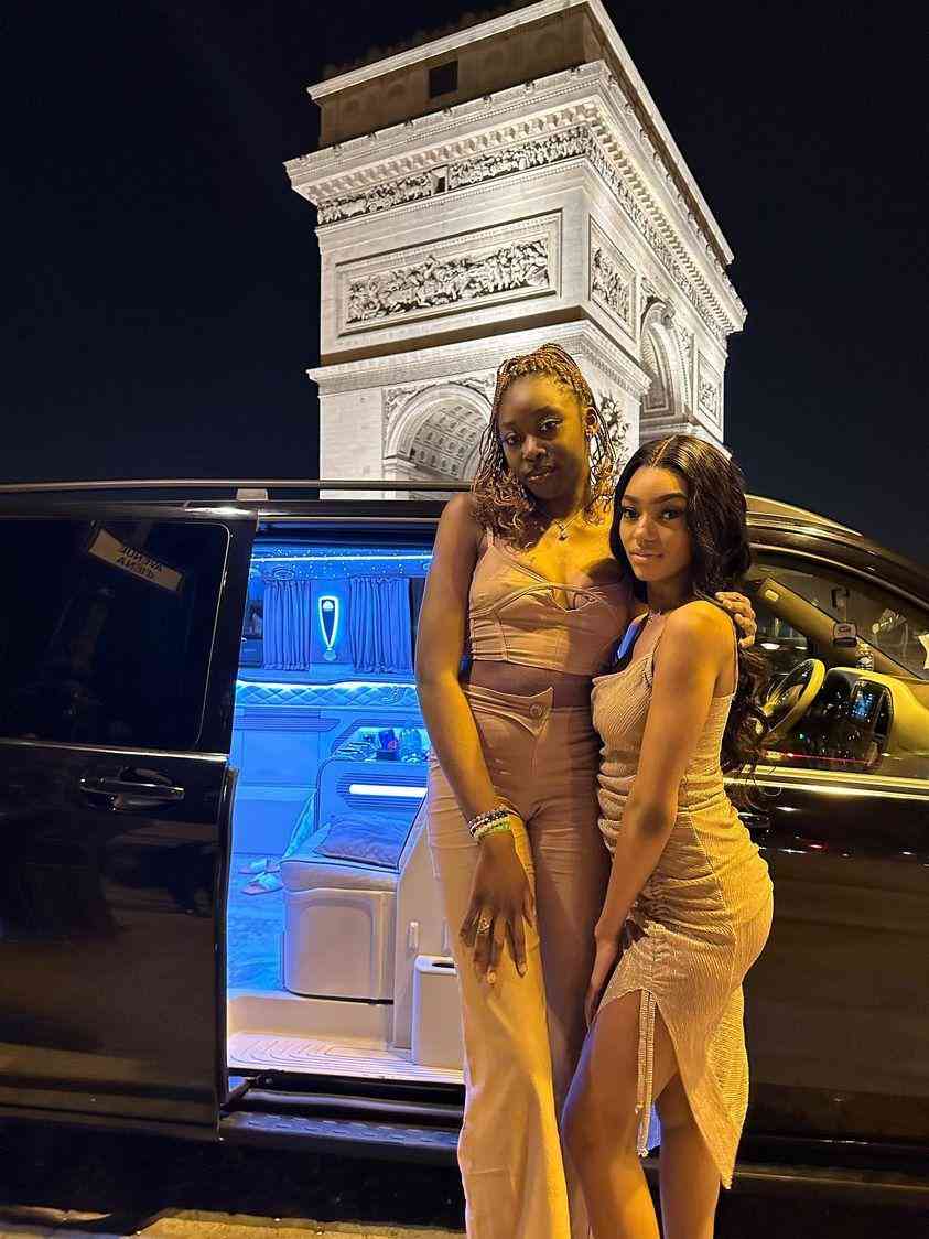 Van luxe anniversaire Paris de nuit